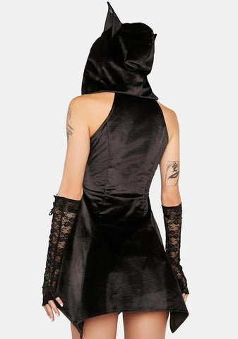 Cat Ear Hooded Dress
