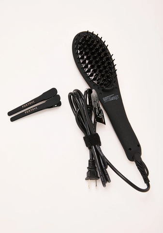 Rose Gold Straightening Brush