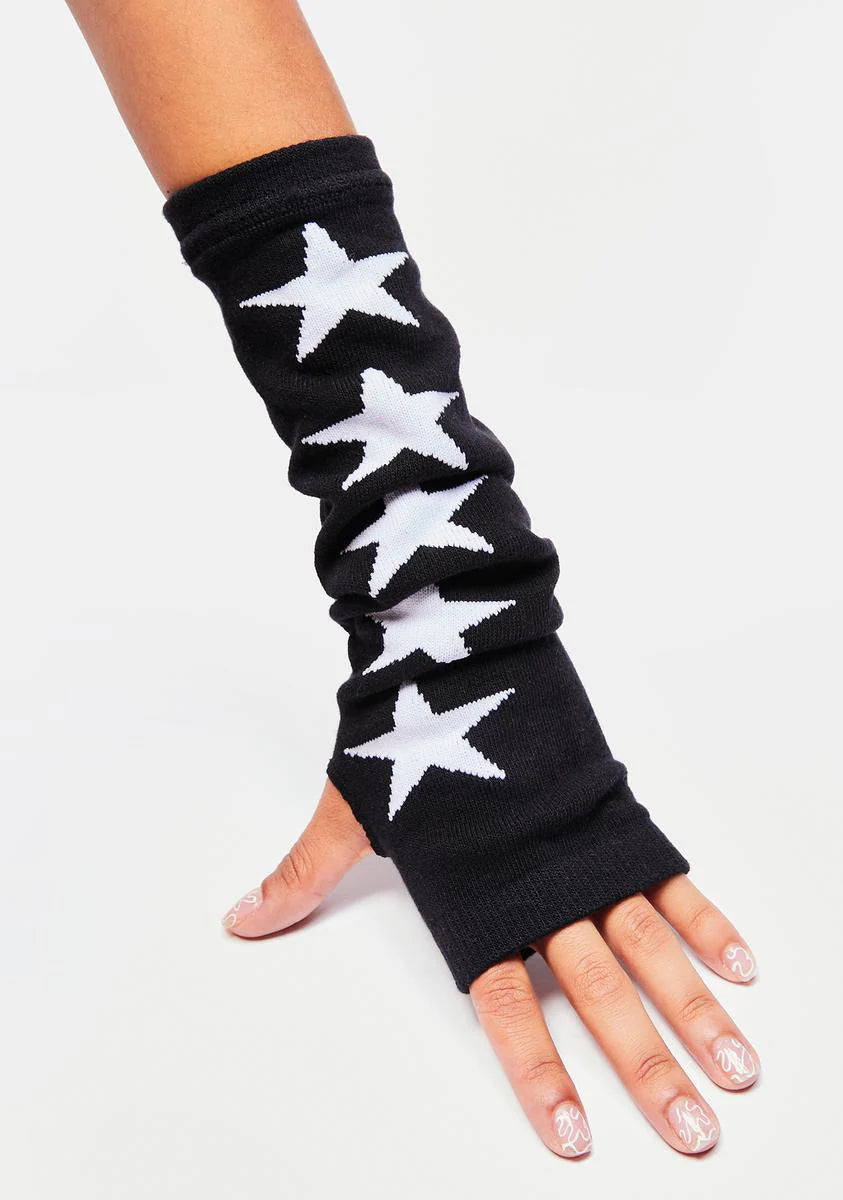 Star Cutout Arm Warmers