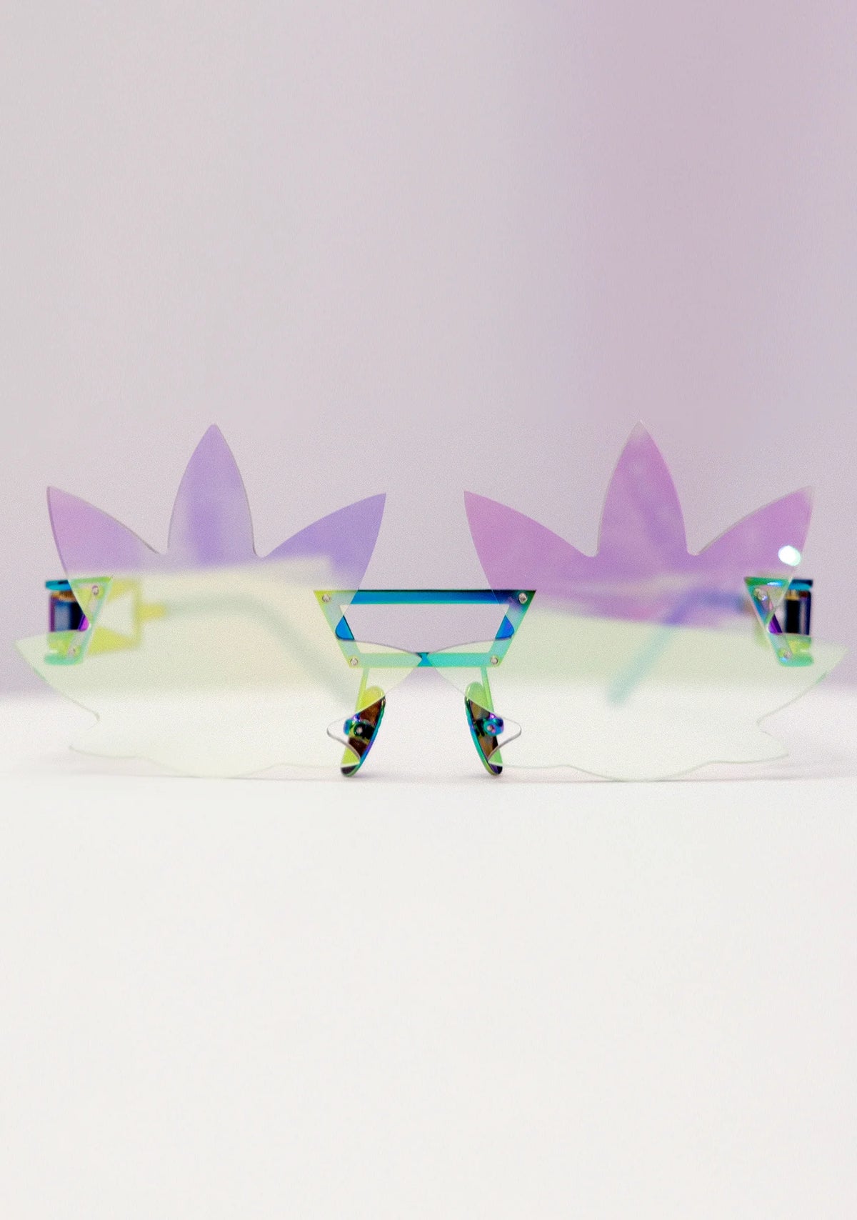 Hologram Leaf Speqz Sunglasses