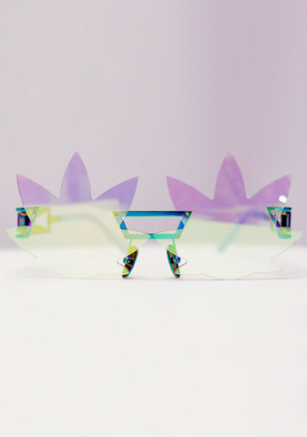 Hologram Leaf Speqz Sunglasses