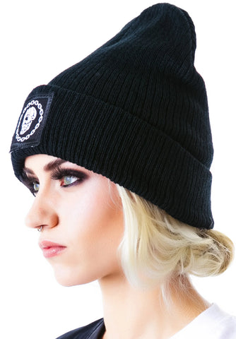 x Mishka Chain Small Patch Beanie