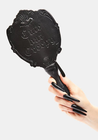 Cute But Creepy Hand Mirror