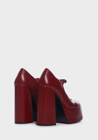 Rust Darkbloom Mary Janes