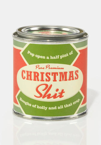 Christmas Shit Candle
