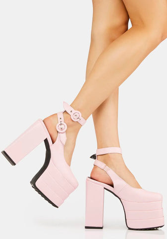 Pink Video Games Platform Heels