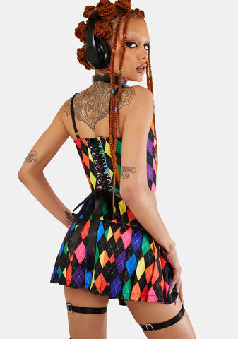 Kings And Queens Mini Skirt