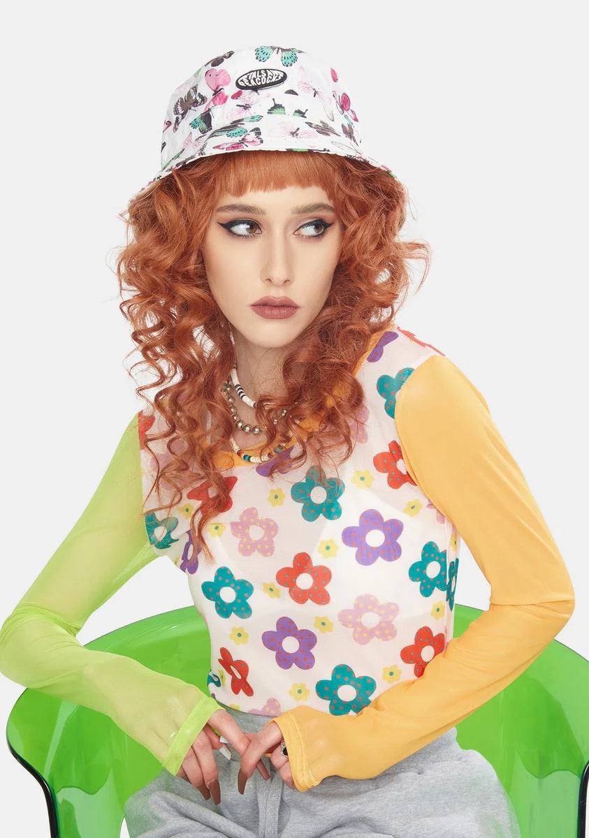 Diversifly Cream Bucket Hat