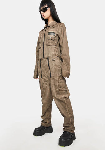Atmosphere Unisex Cargo Jumpsuit