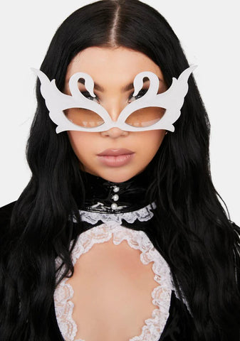 Swan Lake Velvet Sunglasses