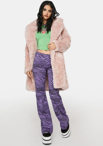 Baby Leading You On Faux Fur Coat