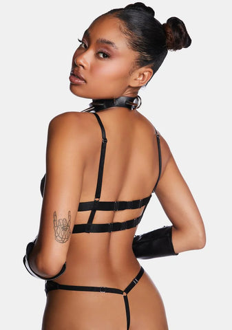 Scorpio Sheer Embroidered Bodysuit