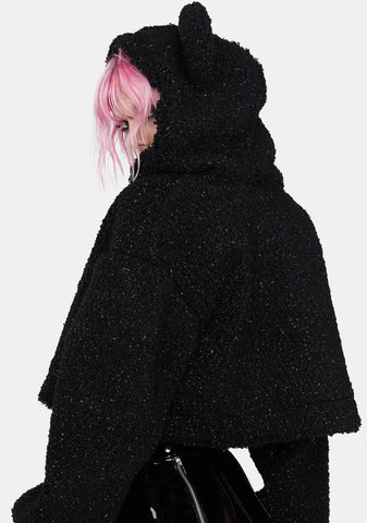 Drawstring Coat Jacket