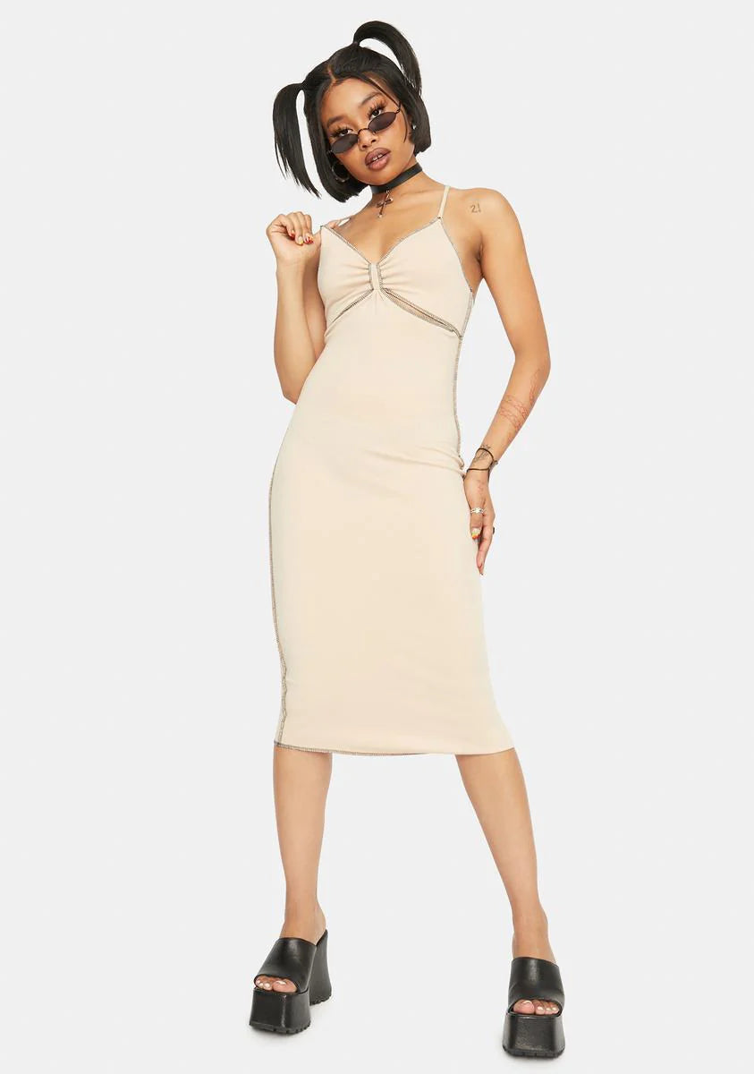 Sand Midi Dress