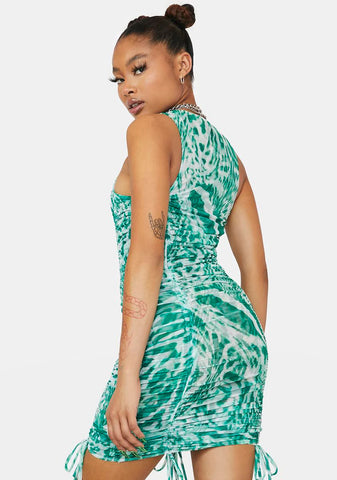 Hailey Mesh Mini Dress