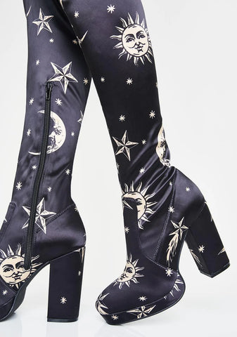 Walk The Moon Thigh High Boots