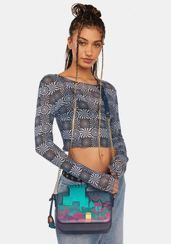 Disney Brave Princess Castle Series Crossbody Bag