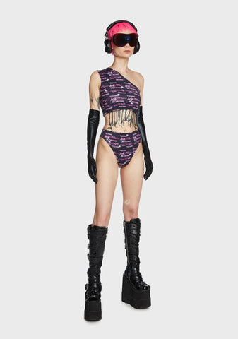 Techno High Waist Shorts