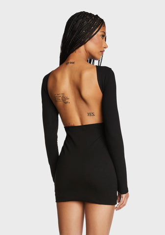 Ellie Open Back Mini Dress