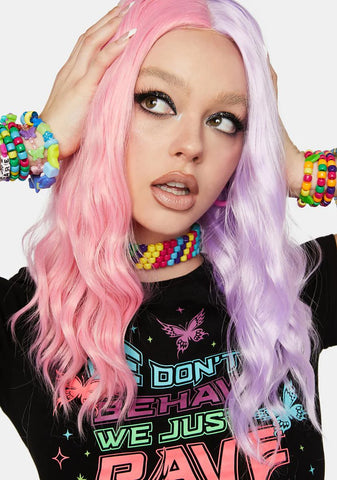 Pastel Princess Two-Tone Wig
