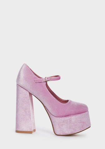 Sweet Dancing For You Platform Mary Janes