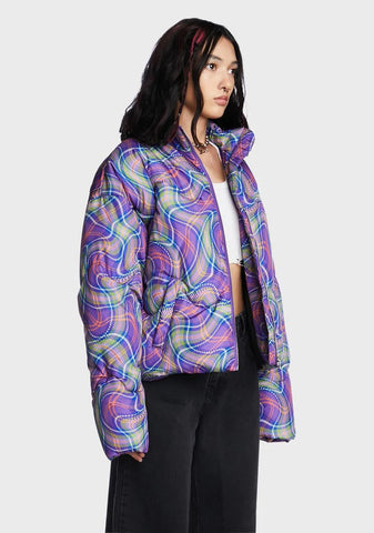 Warped Puffer Jacket