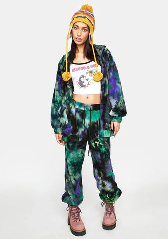 Ripple Effect Tie Dye Hoodie