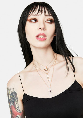 You Hold The Key Layered Necklace