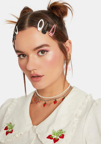 Strawberry Treats Chain Necklace