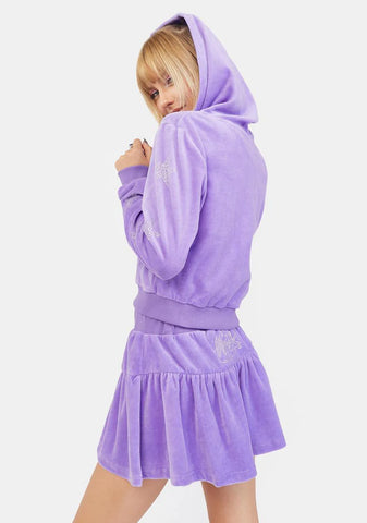 Made U Wow Velour Star Hoodie