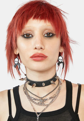 Killer Cutie Grim Reaper Earrings