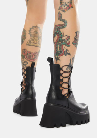 Snake Vibes Ankle Boots