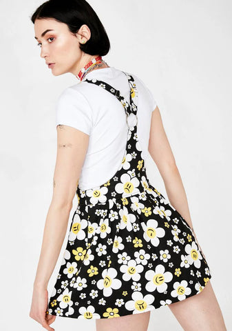 Hazy Daisy Overall Dress