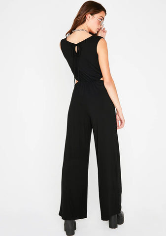 Just A Peek Cut-Out Jumpsuit