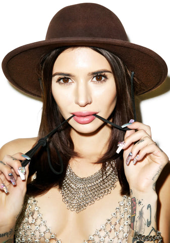 Celine Wool Hat - Black