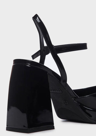 Love Question Block Heels