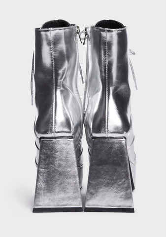 Strollin' Metallic Platform Boots