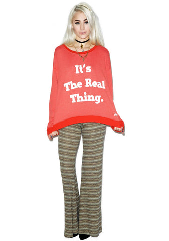 The Real Thing Pullover Oversized Sweatshirt
