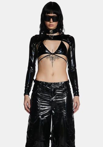 Divine Elixir Shrug And Bra Set