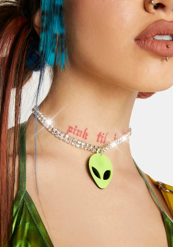 Lush We Sparkle Like Stars Alien Choker