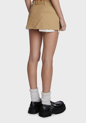 Never Formal Cargo Skirt