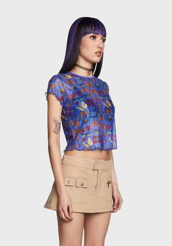 Buzz Off Mesh Top
