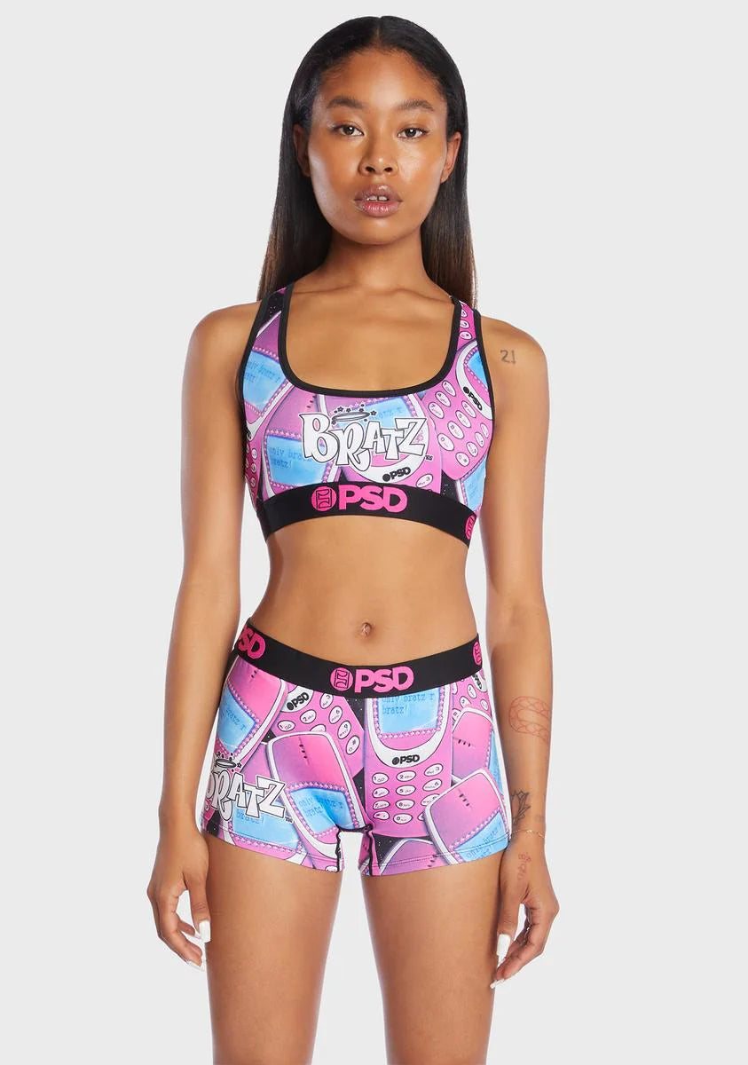 Bratz Hit My Cell Sports Bra