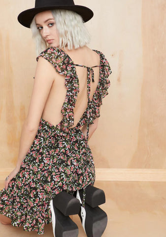 Springtime Sadness Apron Dress