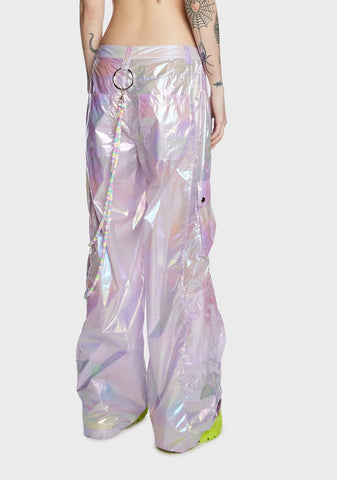 Ace Of Bass Parachute Pants - Lavender