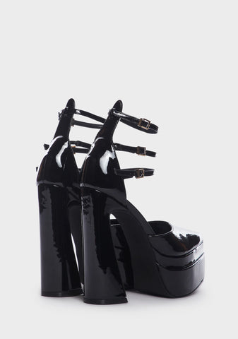 Call Me Up Platform Heels