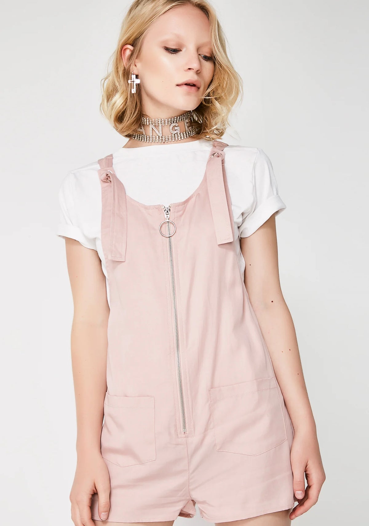 Sugar High Zip-Up Romper