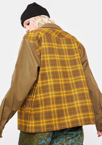 Aberdeen Zip Flannel Shirt