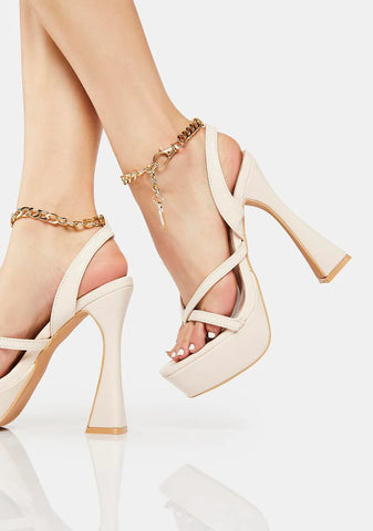 Turn The Key Platform Heels