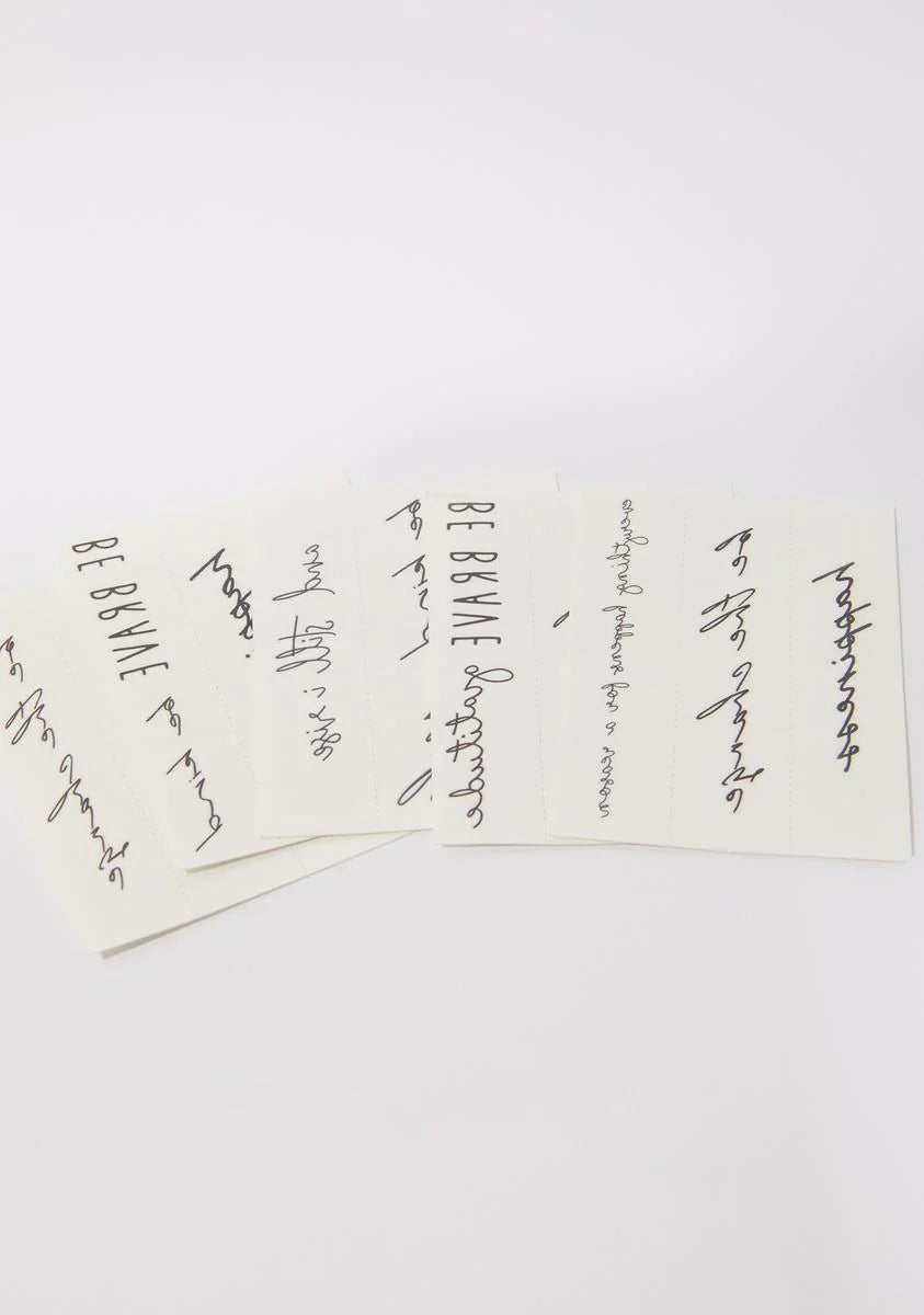Self Love Temporary Tattoo Pack